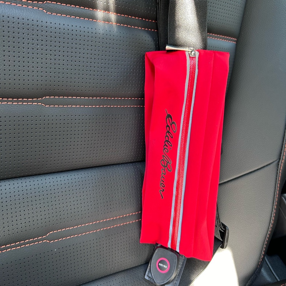 Eddie Bauer Red Belt Blinking Bag